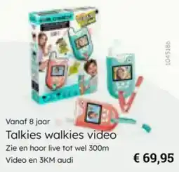 Multi bazar Talkies Walkies Video aanbieding