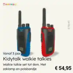 Multi bazar Kidytalk Walkie Talkies aanbieding