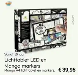 Multi bazar Lichttablet LED en Manga markers aanbieding