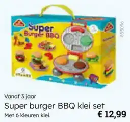 Multi bazar Super burger BBQ klei set aanbieding