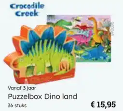 Multi bazar Puzzelbox Dino land aanbieding