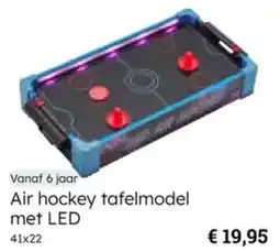 Multi bazar Air hockey tafelmodel met LED aanbieding