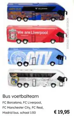 Multi bazar Bus Voetbalteam aanbieding