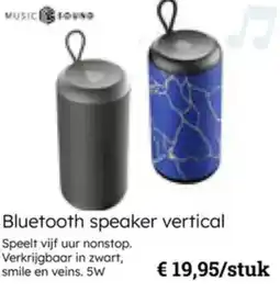 Multi bazar Bluetooth speaker vertical aanbieding