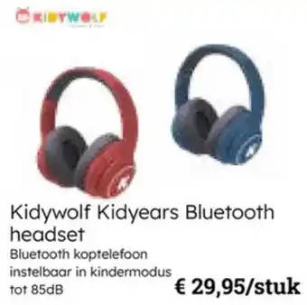 Multi bazar Kidywolf Kidyears Bluetooth headset aanbieding