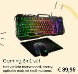 Multi bazar Gaming 3-in-1 set aanbieding
