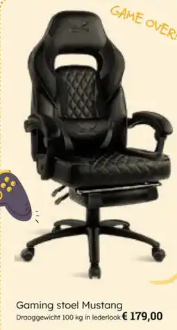 Multi bazar Gaming stoel Mustang aanbieding