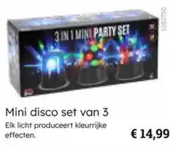 Multi bazar Mini disco set van 3 aanbieding