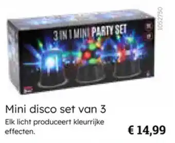Multi bazar Mini disco set van 3 aanbieding