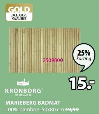Jysk Marieberg badmat aanbieding