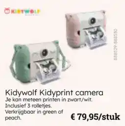 Multi bazar Kidywolf Kidyprint camera aanbieding