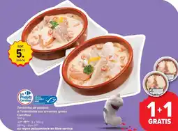 Carrefour Market Terracotta de poisson à l'ostendaise aux crevettes grises aanbieding
