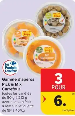 Carrefour Market Gamme d'apéros Pick & Mix aanbieding