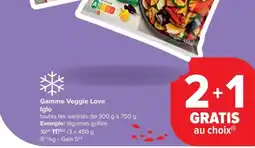 Carrefour Market Iglo Gamme Veggie Love aanbieding