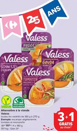 Carrefour Market Valess Alternative à la viande aanbieding