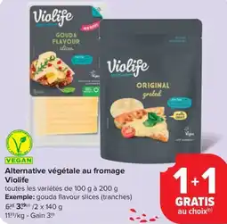 Carrefour Market Violife Alternative végétale au fromage aanbieding