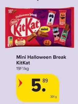 Carrefour Market KitKat Mini Halloween Break aanbieding