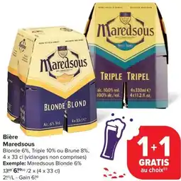 Carrefour Market Maredsous Bière aanbieding