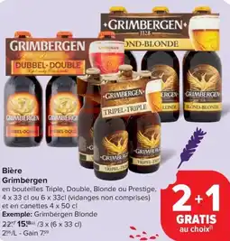 Carrefour Market Grimbergen Bière aanbieding