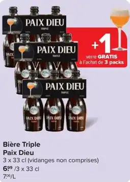 Carrefour Market Paix Dieu Bière Triple aanbieding
