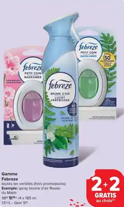 Carrefour Market Febreze Gamme aanbieding