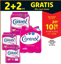 Cora Contrex water aanbieding