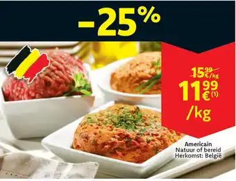 Cora Americain Natuur of bereid aanbieding