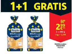 Cora Pasquier melkbroodjes natuur aanbieding