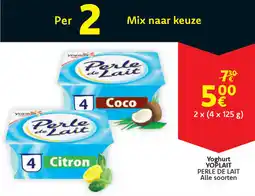 Cora Yoplait perle de lait yoghurt aanbieding