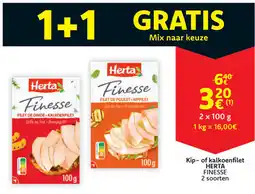 Cora Herta finesse kip of kalkoenfilet aanbieding
