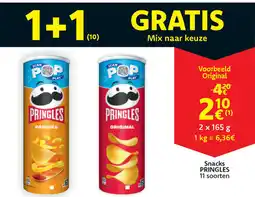 Cora Pringles snacks aanbieding