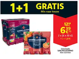 Cora San pellegrino limonade aanbieding