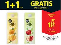 Cora Spring valley puur sap, sap of nectar aanbieding