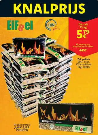 Cora Zak pellets DIN+ -norm, 100% naaldhout aanbieding