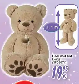 Cora Beer met lint Beige (3768874) aanbieding