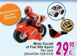 Cora Moto Ducati of Fiat 500 Sport aanbieding