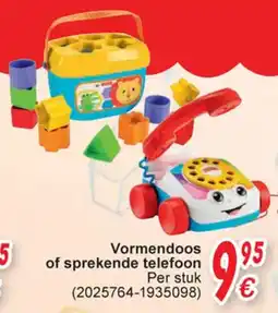 Cora Fisher-Price Vormendoos of sprekende telefoon aanbieding
