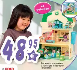 Cora Supermarkt speelset aanbieding