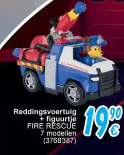 Cora Reddingsvoertuig + figuurtje fire rescue 7 modellen aanbieding