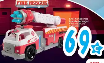 Cora Snel herladende brandweerwagen fire rescue aanbieding