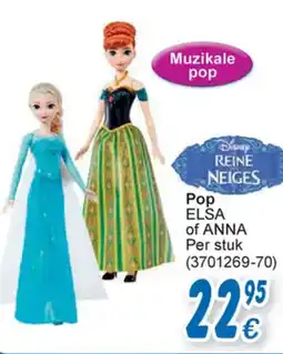 Cora Pop Elsa of Anna aanbieding