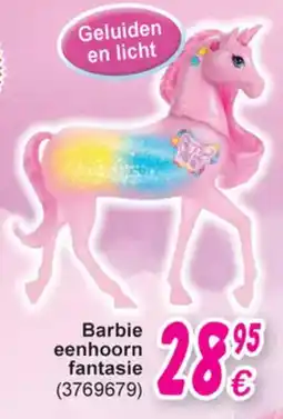 Cora Barbie eenhoorn fantasie aanbieding