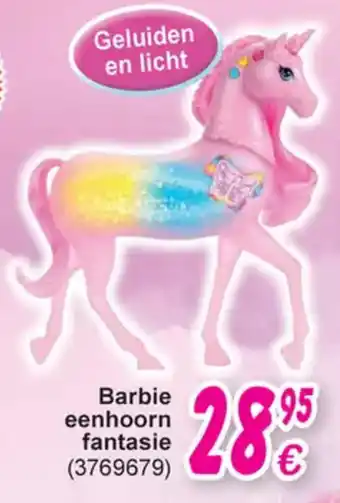 Cora Barbie eenhoorn fantasie aanbieding