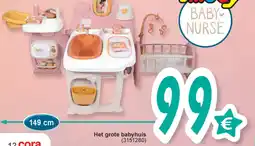 Cora Smoby Het grote baby huis aanbieding