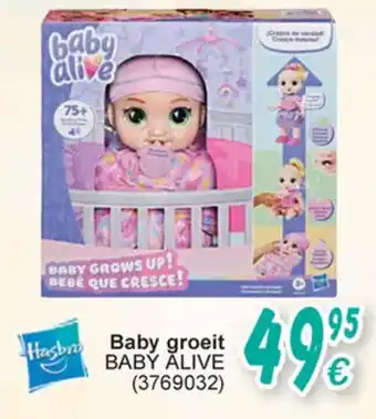 Cora Hasbro Baby groeit baby alive aanbieding
