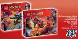 Cora Lego Ninjago Kai's robot stormfiets of het super stormvliegtuig van Ras en Arin 71830-71833 8 jaar + aanbieding