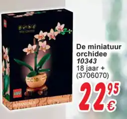 Cora Lego Botanicals De miniatuur orchidee 10343 18 jaar + aanbieding