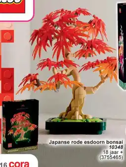 Cora Lego Botanicals Japanse rode esdoorn bonsai 10348 aanbieding