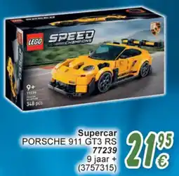 Cora Lego Technic Supercar Porsche 911 GT3 RS 77239 9 jaar + aanbieding