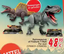 Cora Spinosaurus of Feature T-ReX aanbieding